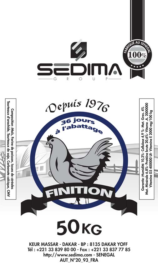 Packaging de sac d’aliment SEDIMA
